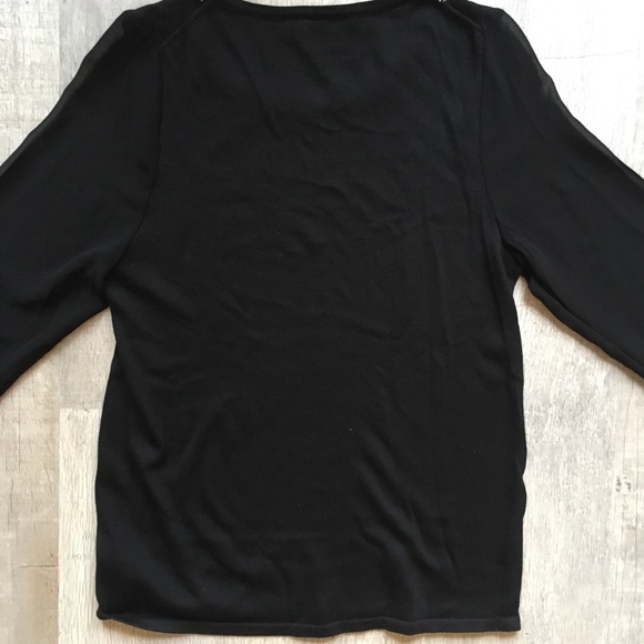 NWOT Limited Beautiful Jeweled Neckline Sweater - Picture 6 of 8